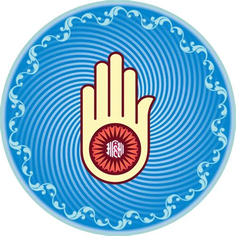 Jain Ahimsa Symbol Symbol Of Jainism Ahimsa — Stock Vector © Shawlin