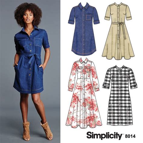 Diy Shirt Dress That Is Comfy And Stylish With Simplicity Pattern 8014