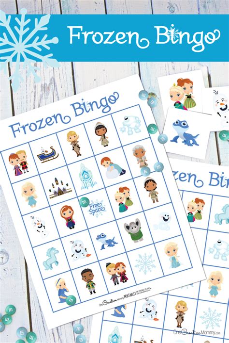 Frozen Bingo Printable Free Printable Templates