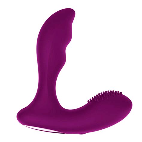 Silicone Vibrating Male Prostate Massager Anal P Spot Orgasm Vibe