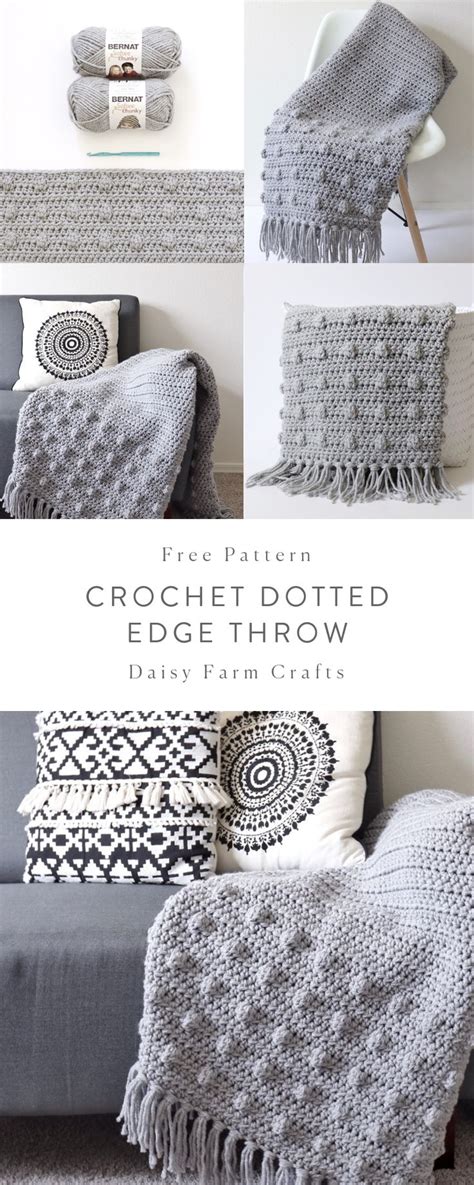 Daisy Farm Crafts Crochet Patterns Free Blanket Crochet For