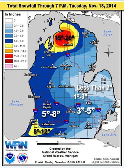 Lake Effect Snowfall Expected To Gradually Wind Down Dump 2 6 Inches
