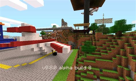 Mcpe 080 Map Multiplayer Town Minecraft Map