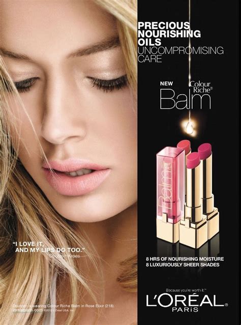 Loréal Paris Cosmetic Advertising With Doutzen Kroes Beauty