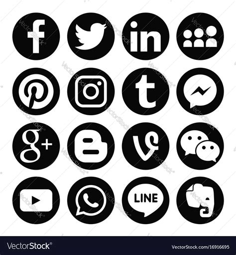 Social Media Logo Vector