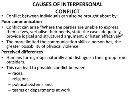 Ppt Interpersonal Conflict Powerpoint Presentation Free Download Id462886