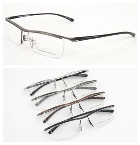 Tr90 Eyeglass Frame Half Rim Glasses Man Women Spectacles Rx Able Optical E8189 In Eyewear