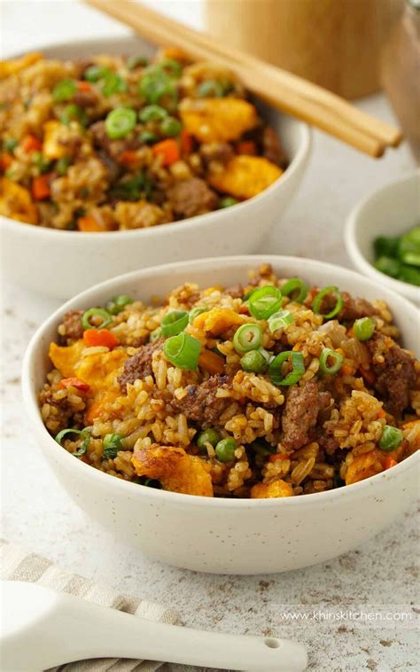 Easy Beef Fried Rice Khins Kitchen