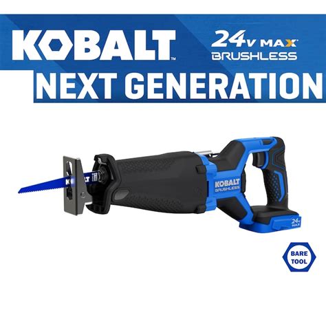 Kobalt 24 Volt Max Variable Speed Brushless Cordless Reciprocating Saw Tool Only In The