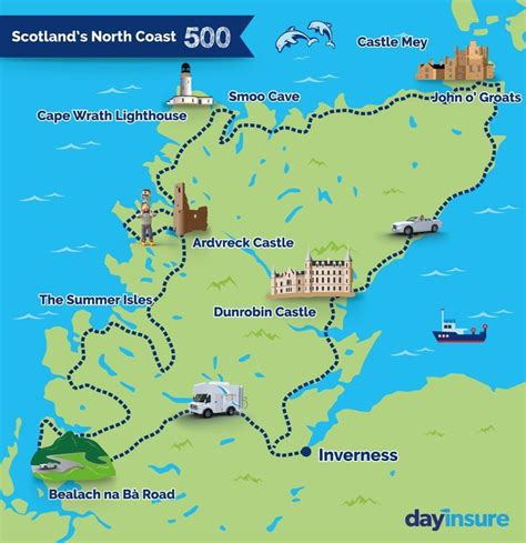 Scotlands North Coast 500 Route Dayinsure