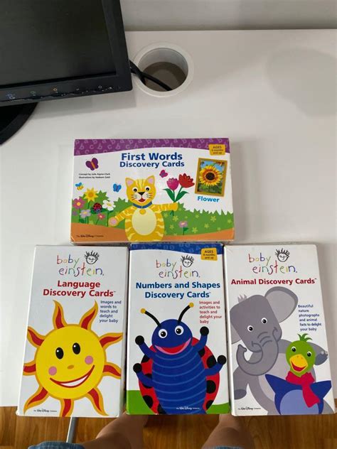 Baby Einstein Flash Cards 4 Sets Hobbies And Toys Books And Magazines