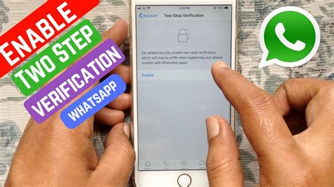 How To Enable Two Step Verification Whatsapp Youtube