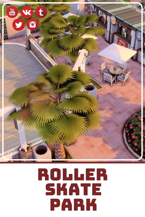Roller Skate Park The Sims 4 Lots Sims House Sims 4