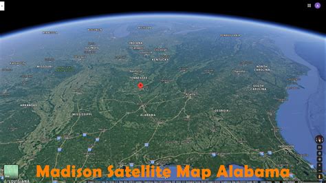 Madison Alabama Carte Et Image Satellite