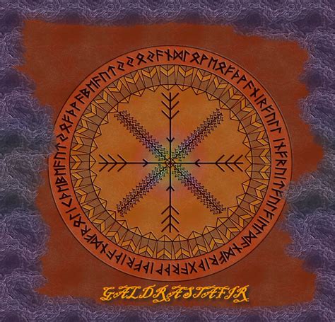 Galdrastafir The Icelandic Magic Stafir Sigil To Invoke Love Joy