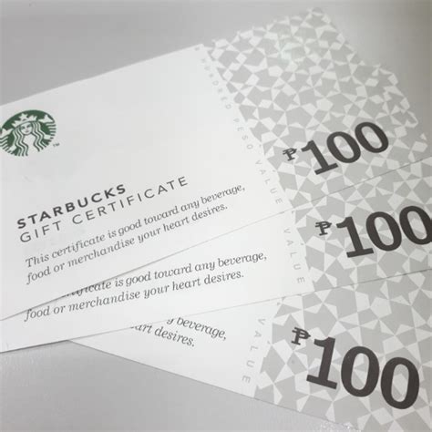 Starbucks T Certificate Tickets And Vouchers Store Credits On Carousell