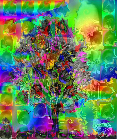 Crazy Tree Digital Art