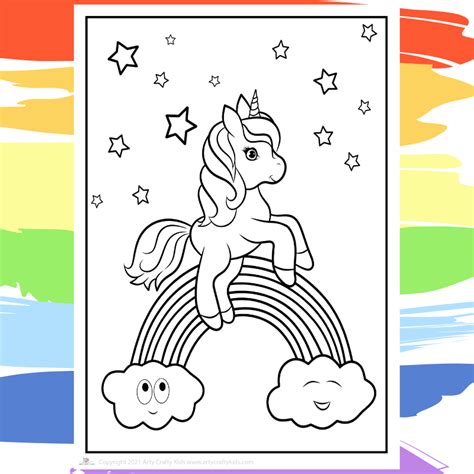 83 Coloring Pages Unicorn Rainbow Latest Free Coloring Pages Printable