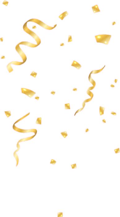 Download Hd Gold Confetti Png Party Transparent Png Image