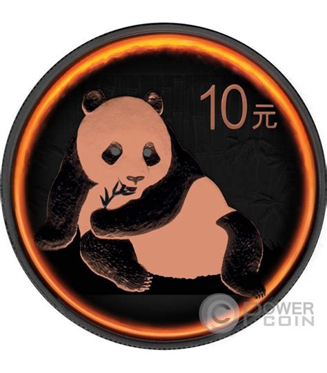 Panda Eclipse Of The Sun Oz Monnaie Argent Yuan China