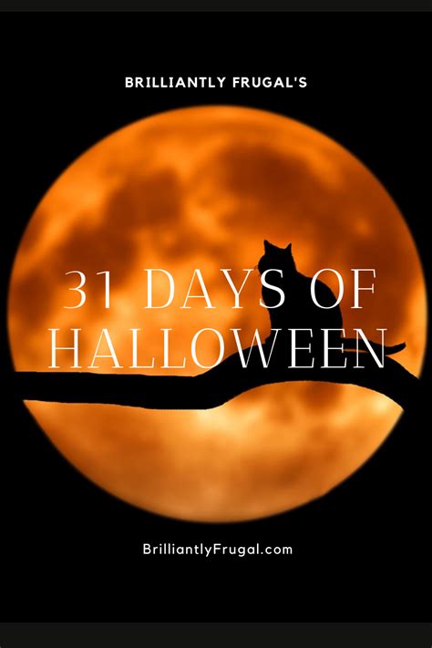 Brilliantly Frugals 31 Days Of Halloween 2022 Brilliantly Frugal