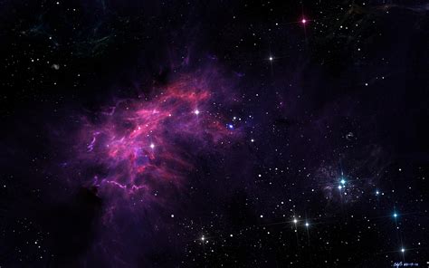 Nebulosa De Papel Tapiz Estrellas Galaxia Universo Espacio Hd