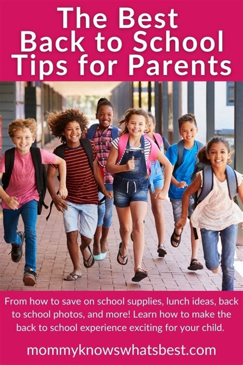 Best Back To School Tips For Parents Be Ready For The First Day