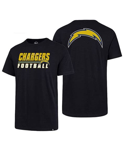47 Brand Men S Los Angeles Chargers Fade Back Super Rival T Shirt Macy S