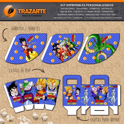 More buying choices $13.19 (8 new offers) Kit Imprimible Dragon Ball Z Super Personalizado Candy Bar - $ 600,00 en Mercado Libre