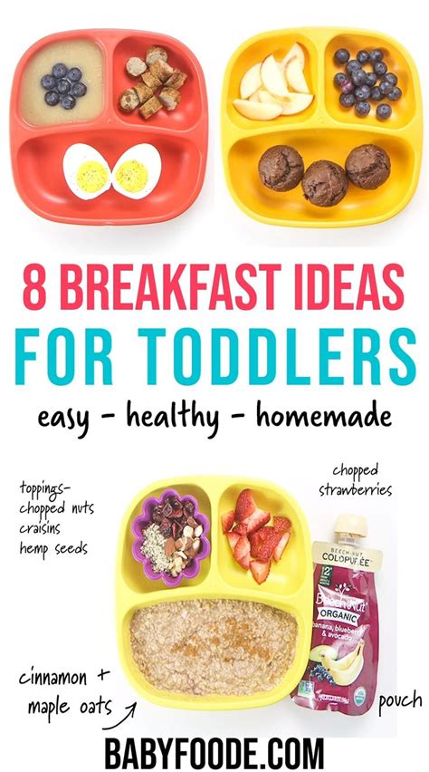 8 Toddler Breakfasts Easy Healthy Baby Foode Video Video