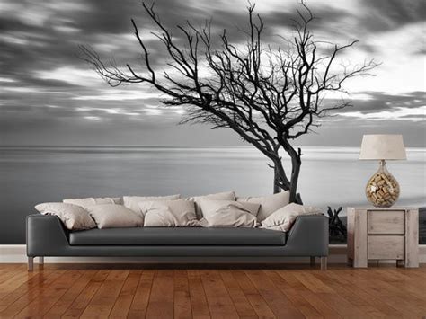 Undisturbed Wall Mural Room Setting Tree Wallpaper Mural Forest Wall