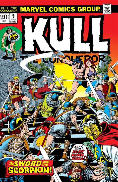 thrice daily marvel covers on twitter kull the conqueror 9 july 1973 art marie severin john