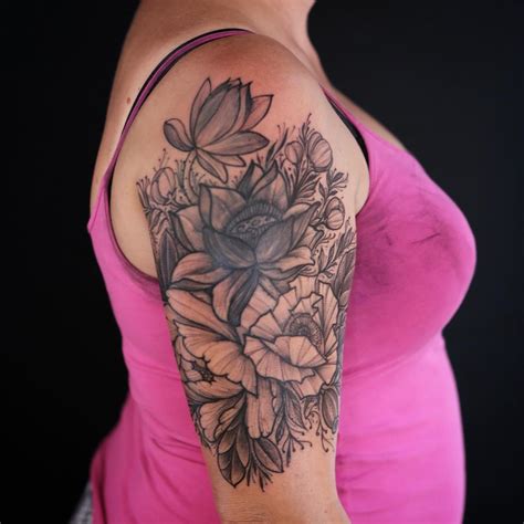 16 flower sleeve tattoo designs ideas design trends premium psd vector downloads
