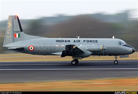 H 1523 India Air Force Hawker Siddeley Hs748 At Yelahanka Afb