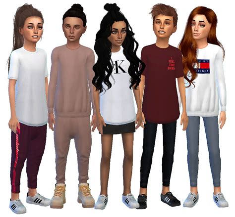 Simsrunway “ 800 Followers T Kids Streetwear Collection To Thank