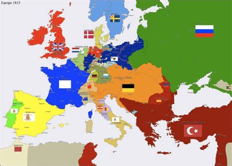 Map Europe 1815 Infographictv Number One Infographics And Data