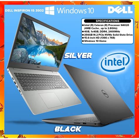 Dell Inspiron 15 3502 Laptop Intel Celeron N4020 156 Inch Hd Display
