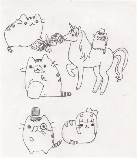 Pusheen And Unicorn Coloring Page Printable Porn Sex Picture Porn Sex