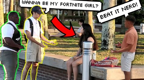 nerds try picking up girls prank youtube