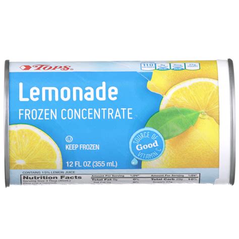 Tops Lemonade Frozen Concentrate 12 Fl Oz Instacart