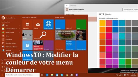 Comment Changer La Couleur Du Menu Windows 10