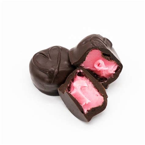 Dark Chocolate Raspberry Creams Wilson Candy
