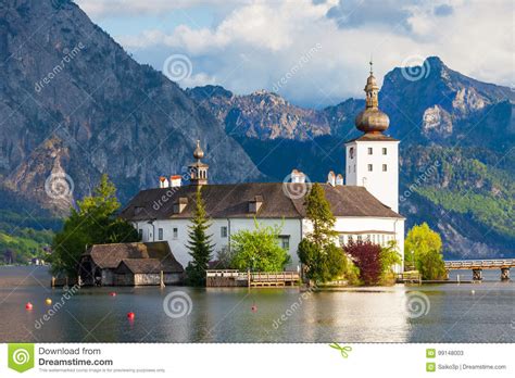 Gmunden Schloss Ort Austria Stock Image Image Of Austrian Tower