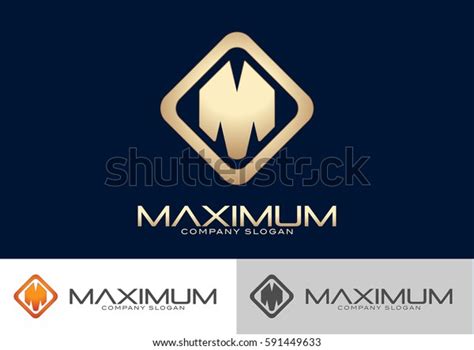 Maximum Logo Template Design Vector Image Vectorielle De Stock Libre