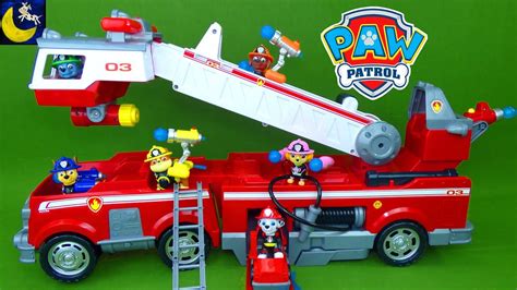 Big Paw Patrol Ultimate Rescue Fire Truck Toys Marshall Doovi