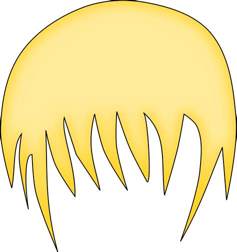 Anime Boy Hair Transparent