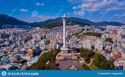 Aerial View Of Busan City South Korea Aerial View From Drone