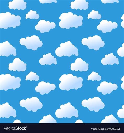 Seamless Clouds Background Royalty Free Vector Image