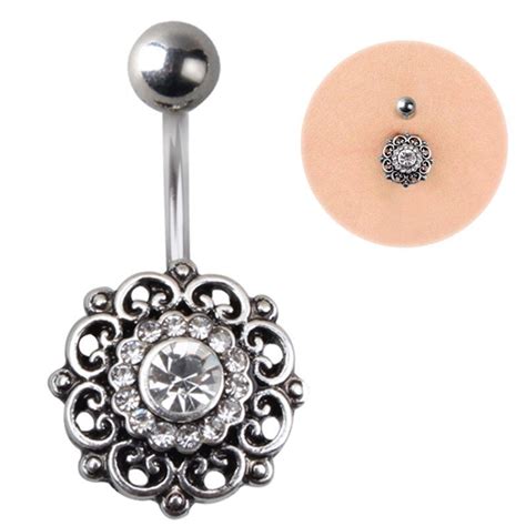 Sexy Navel Button Surgical Body Jewelry Rings Bars Belly Piercing