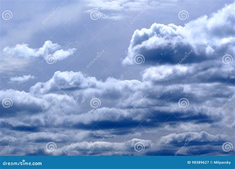 Heavy Rain Clouds Stock Image Image Of Cumulus Nature 98389627